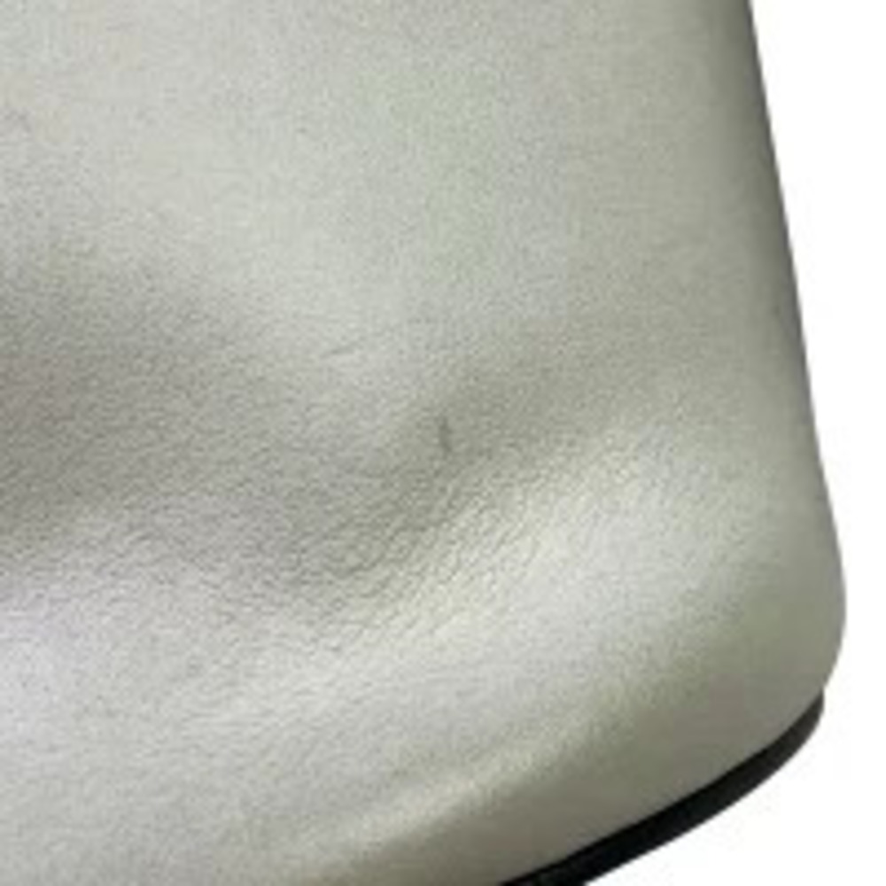 Prada Ouverture Bucket Bag Shoulder Handbag Bi Leather White Black - Picture 4 of 7